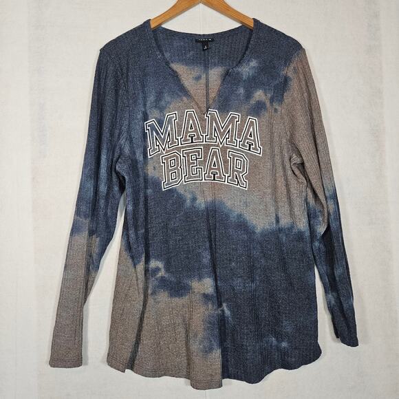 Torrid Waffle Classic Tee - Mama Bear Multi Tie-Dye - Picture 1 of 8